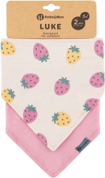 Petite&Mars bandana bryndák Luke 2 ks beige kiwis & misty green