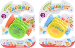 Dětská trumpetka na baterie se zvuky a melodiemi