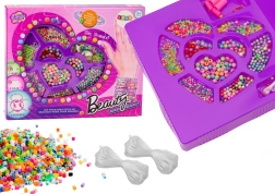 Korálky na výrobu šperků – barevná kreativní sada pro náramky