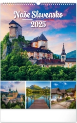 Nástenný kalendář Naše Slovensko 2025