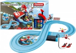Autodráha Carrera First Mario Kart s postavičkami MARIO a YOSHI, 2,4 m
