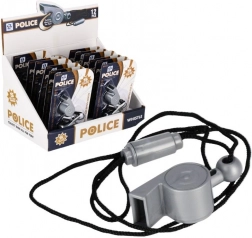 policejní píšťalka se šňůrkou pro děti