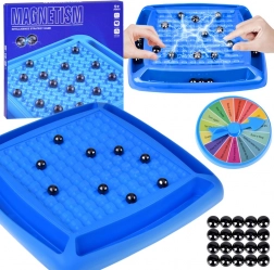 magnetická strategická hra s kuličkami a kolem štěstí pro rodinu