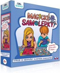 Magické třpytivé samolepky pro děti