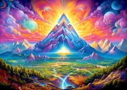 Puzzle Pyramidy v Lesích 1000 Dílků