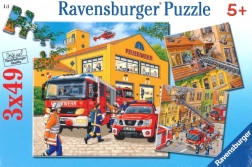 Puzzle RAVENSBURGER Hasiči 3×49 dílků