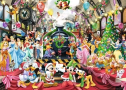 Puzzle RAVENSBURGER Disney Vánoce – Všichni na palubě 1000 dílků