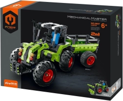Stavebnice iM.MASTER traktor s valníkem 2 v 1, 346 dílků