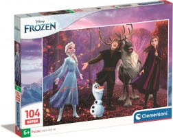 Puzzle 104 dílků DISNEY FROZEN od Clementoni