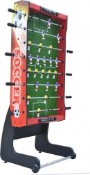 Skládací stolní fotbálek pro děti 6+ a dospělé, červený, MDF