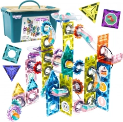 Magnetické stavebnice 3D – kuličková dráha 126 ks od WOOPIE