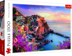 puzzle výhled na městečko Manarola, Itálie – 1500 dílků TREFL