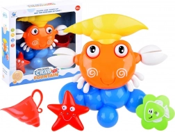 Vodní hračka do vany – krab s fontánkou na přísavky