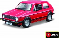 Bburago model auta Volkswagen Golf MK1 GTI červený 1:24