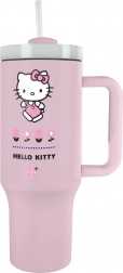 Hello Kitty cestovní termohrnek s brčkem 1200 ml