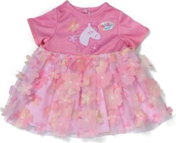 Šatičky s kvítky pro panenky BABY born 43 cm