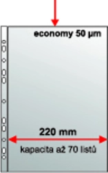 Euroobal rozšířený A4 s eurozávěsem, polypropylen krupička