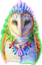 Dřevěné puzzle Sličná sova 150 dílků