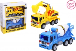 Stavební auta a dopravní značky 23 cm