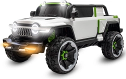 Dětské elektrické autíčko Baby Mix Flexible bílé