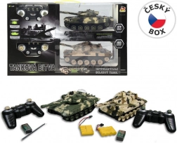 Tank na dálkové ovládání MaDe 2 ks s pojízdnými pásy