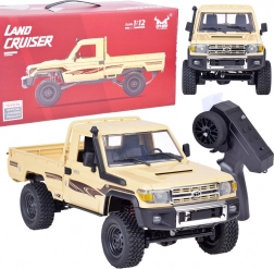 Rc pickup TOYOTA LAND CRUISER 4x4 1:12 se světly a odpružením