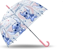 Průhledný automatický deštník 19 palců Stitch