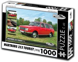 Puzzle Retro-auta Wartburg 353 Tourist (1976) – 1000 dílků