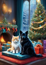 Bluebird Puzzle Čekání na Vánoce 300 dílků