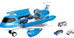 Letadlová stanice se světelnými a zvukovými efekty 40 cm se 6 auty