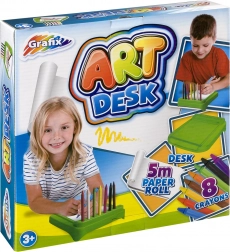 Malovací stůl s voskovkami Grafix