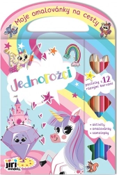 Omalovánka na cesty Jednorožci