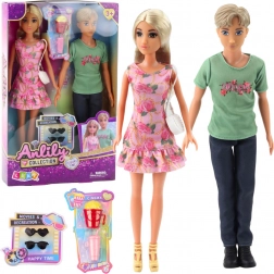 Sada Panenek Anlily Dívka s Chlapcem a Doplňky