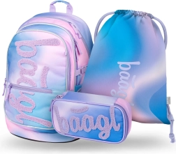 Set BAAGL Core Sky: Batoh, Penál a Sáček pro Školáky