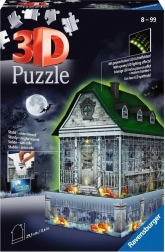 Ravensburger 3D puzzle strašidelný dům se světélkujícím efektem 216 dílků