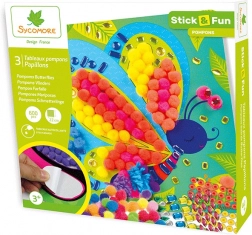 Stick & Fun zdobení bambulkami Motýlci