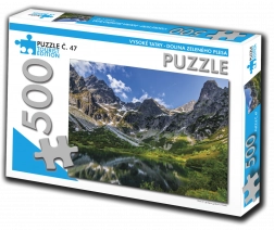 Puzzle Tourist Edition Vysoké Tatry – Dolina Zeleného plesa 500 dílků