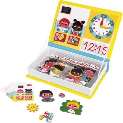 Magnetická kniha hodiny Janod Magnetibook