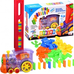 domino vláček s podavačem, 80 dílků