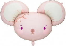Fóliový balónek myška růžový 97 cm