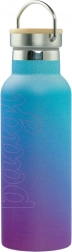 Termoláhev s bambusovým víčkem BAAGL Gradient modro-fialová 500 ml