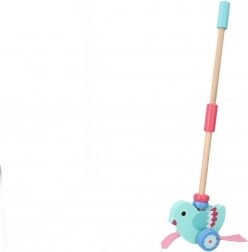 Dřevěný ptáček k tlačení Adam Toys