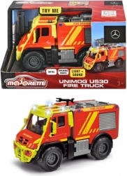 Hasičské auto MERCEDES-BENZ UNIMOG U530 Majorette Grand Series 13 cm