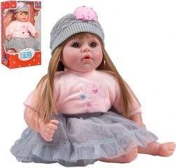 Česky mluvící a zpívající dětská panenka PlayTo Nina 46 cm