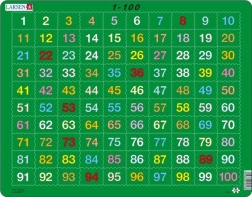 Larsen výukové puzzle Počítání do 100