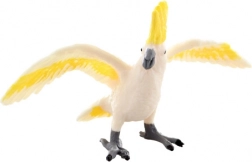 Plastová figurka papoušek kakadu