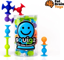 Silikonové stavebnice s přísavkami Squigz – startovací sada 22 ks