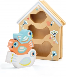 Vkládací puzzle Ptačí budka od Djeco