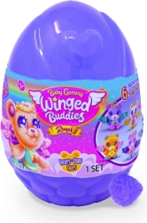 Baby Gemmy okřídlení kamarádi – plyšoví medvídci Royal set v překvapení vajíčku