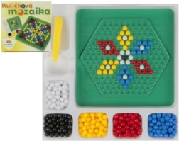 Mozaika s kuličkami a pinzetou malá, 250 ks